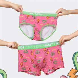 ペア 下着 カップル 男女2着セット セクシー ペア sexy ブランド ヒップ ハンガー レディース ショーツ ペア カップル ペア下着 おもしろ ペアルック カップル 人気 お揃い 下着 レディース 30 代 40 人気 男性 下着 通販 メンズ 下着 ハート シンプル カジュアル