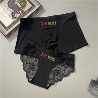 【男女2着セットの価格】ペア 下着 カップル セクシー ペア sexy パンツ ブランド ヒップ ハンガー レデ…
