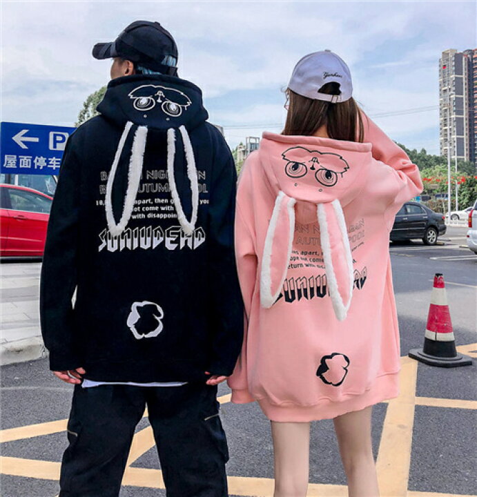 楽天市場 ペアルック パーカー ビックシルエット 冬 カップル ペアルック お揃い パーカー メンズ クリスマス プレゼント ペア カップル ペアルック ブランド パーカー コーデ ブランド オーバーサイズ パーカー ロンt トレーナー スウェット 秋 冬 服 男女兼用 裏起毛