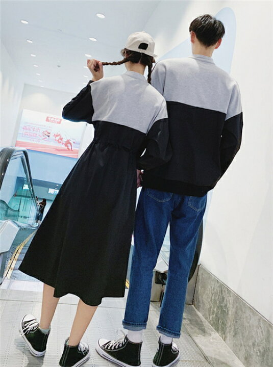 楽天市場 ペアルック パーカー レディース おしゃれ ペアルック カップル お揃い 服 パーカー クリスマス プレゼント リンクコーデ ペア カップル ペアルック ブランド パーカー コーデ メンズ ブランド かわいい スウェット ワンピース トレーナー 人気 秋 冬 秋服 裏