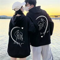 ペアルック パーカー ブランド ペアルック カップル お揃い 服 レディース おしゃれ 春 カップル ペアル…