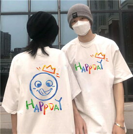 カップル ペア tシャツ ブランド ペアルック カップル 春夏 服 メンズ tシャツ 半袖 レディース おしゃれ ペアルック tシャツ 可愛い 綿 カップル お揃い プレゼント 夫婦 tシャツ おもしろ カップル 友達 オシャレ ギフト ペア カップル 人気 カジュアル シンプル 黒 白