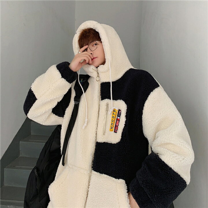 楽天市場 ボアジャケット メンズ ボアブルゾン もこもこジャケット メンズ おしゃれ 春秋 メンズ トレーナー メンズ ブランド スウェット コーデ 長袖 スウェットおしゃれ ブランド トップス 大きい サイズ 人気 ジャンパー ジャケット ボアコート アウター もこもこ