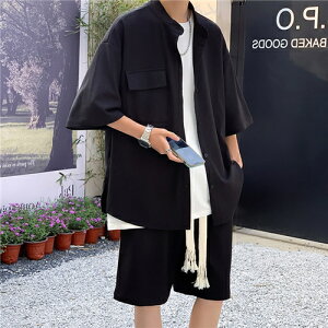 ジャージ 上下 メンズ 夏 半袖 大きいサイズ 上下2点セット メンズ おしゃれ セットアップ 誕生日 ギフト 男性用 スウェットシャツ スウェットパンツ 夏 ルームウェア 部屋着 ゆったり ジョ