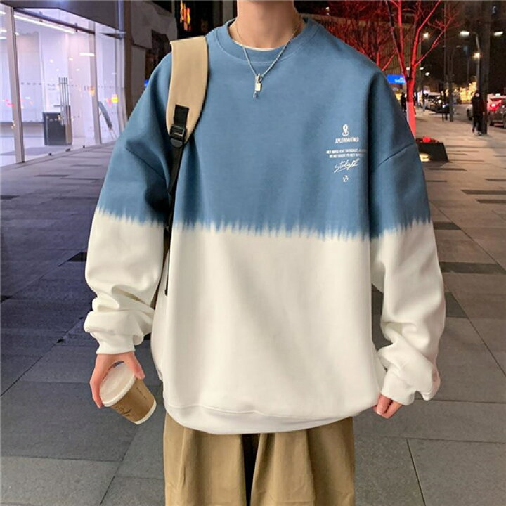 楽天市場 メンズ トレーナー おしゃれ 春秋 長袖 Tシャツ プルオーバー トレーナー メンズ ブランド トップス 大きい サイズ 人気 ロングtシャツ メンズ ブランド 冬 長袖 韓国風 カジュアル おしゃれ トレーナー メンズ 大きい サイズ メンズファッション オシャレ