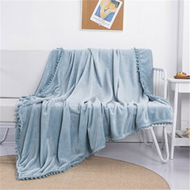 かわいい ブランケット 大判 ひざ掛け 北欧 毛布 シングル ベッドカバー ダブル 布団カバー おしゃれ ボンボン ソファーカバー タオルケット あったか 掛け毛布 無地 ニットブランケット スローケット 姫系 ベッドスロー マルチカバー ベッドスプレッド 両面使える ボンボン