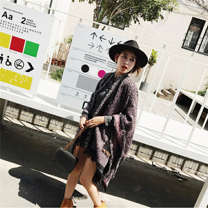 楽天市場 秋服 ポンチョ ストール マフラー レディース 秋 冬 コート マント おしゃれ 着こなし ポンチョコート かわいい おすすめ コーデ 防寒 大きいサイズ コーディネート フリンジ ポンチョ マント レディース ロング ショール 結婚式 秋 ポンチョ アウトドア Mk House