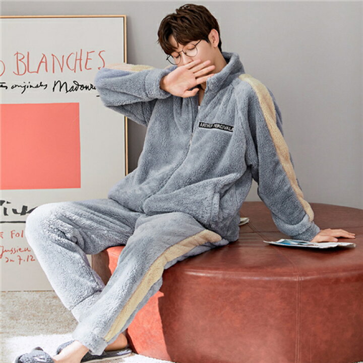 楽天市場 パジャマ メンズ 冬用 ルームウェア メンズ 長袖 もこもこ パジャマ メンズ 秋 冬 ブランド おしゃれ パジャマ メンズ モコモコ ルームウェア メンズ 裏起毛 パジャマ メンズ スウェット 部屋着 セットアップ フリース あったか おすすめ ふわもこ ファッション