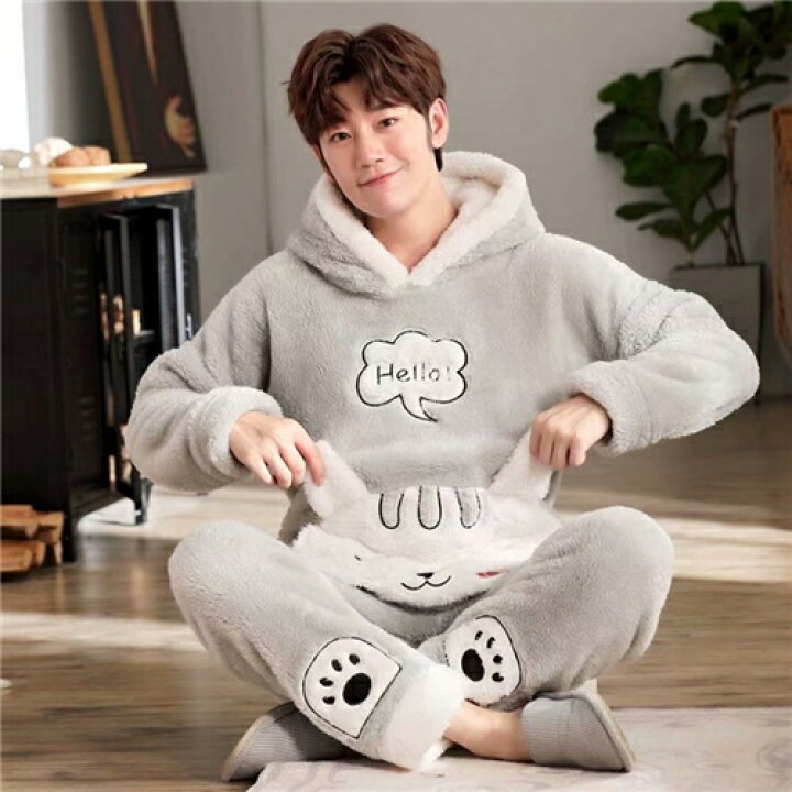 D.IIZOO] 長袖 もこもこ パジャマ メンズ 冬 上下セット ルームウェア 暖かい 防寒 部屋着 切替 パジャマ ジッパー Amazon | [D  .IIZOO] ジップアップ パーカー風 もこもこ パジャマ メンズ 冬 長袖 上下セット ルームウェア フード付き ふわふわ 防寒 部屋着 長袖 [D.IIZOO] 長袖 もこもこ パジャマ メンズ 冬 上下セット ルームウェア 暖かい 防寒 部屋着 冬用 パジャマ フリース