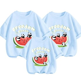 親子 ペアルック tシャツ ペア パンダ 可愛い シンプル 夏服 親子コーデ 赤ちゃん 親子ペアルック ペアtシャツ 半袖 コーデ 夏 家族 お揃い tシャツ ブランド 大人 子供 お揃い 3人 おそろい プレゼント 男の子 女の子 キッズ 母の日 父の日 子供の日 運動会 家族写真