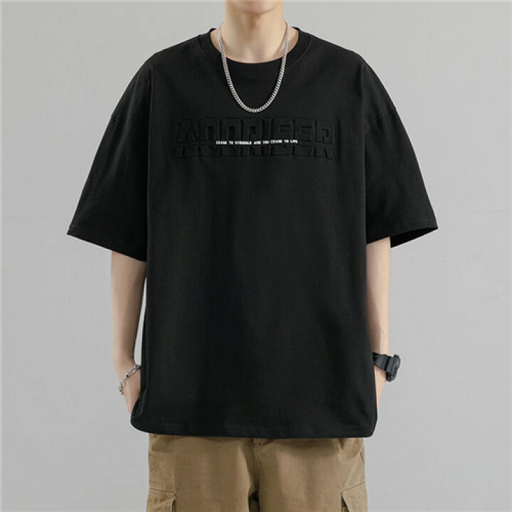楽天市場】tシャツ 半袖 メンズ ブランド シンプル カジュアル 大きい 