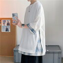 tシャツ 半袖 メンズ ブランド 重ね着 無地 シンプル カジュアル 大きい 吸汗速乾 u首 ゆったり 韓国 高校生 Tシャツ ファッション ビッグシルエットおしゃれ ビッグtシャツ コットン 韓国服 おうちコーデ ニュートラルカラー ユニセックス 黒 灰色 白 m l ll 3l 4l