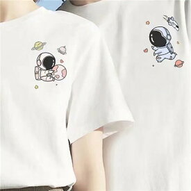 カップル ペア tシャツ ブランド ペアルック カップル 春夏 服 メンズ tシャツ 半袖 レディース おしゃれ ペアルック tシャツ 可愛い 綿 カップル お揃い プレゼント 夫婦 tシャツ おもしろ カップル 友達 オシャレ ギフト ペア カップル カジュアル シンプル 黒 白