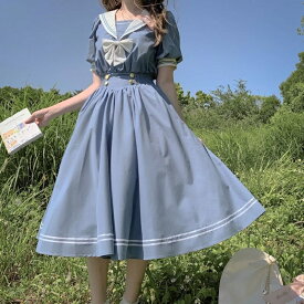 セーラー服 ワンピース 二本線 コスプレ 大きいサイズ 半袖 ワンピース JK 女子 制服 高校生 学園祭 レディース コスチューム衣装 コスプレ衣装 可愛い セーラー襟 ハロウィン コスプレ学生服 夏 ピース 女子制服コスプレ セーラーピース スクール 文化祭