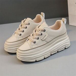 厚底 スニーカー レディース ローカット 白 黒 杏色 きれいめ 厚底 身長アップ 4cm+ 靴 おしゃれ レディース厚底 細身 スニーカーレディース 歩きやすい ブランド 韓国 厚底スニーカー 軽量 ダ