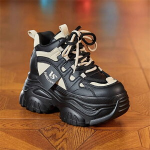 厚底 スニーカー レディース ローカット 杏色 黒 きれいめ 厚底 身長アップ 7cm+ 靴 おしゃれ レディース厚底 細身 スニーカーレディース 歩きやすい ブランド 韓国 厚底スニーカー 軽量 ダッ