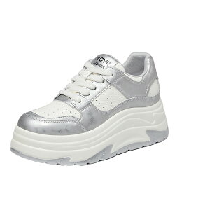 厚底 スニーカー レディース ローカット 春 白 カジュアル 身長アップ 8cm きれいめ 靴 おしゃれ 細身 スニーカーレディース 歩きやすい ブランド 韓国 軽量 ダッドスニーカー シューズ ウォ