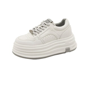 厚底 スニーカー レディース ローカット 厚手 白 カジュアル 身長アップ 学生 本革 秋 韓国 スポーツシューズ 6cm きれいめ 靴 おしゃれ 細身 スニーカーレディース 歩きやすい ブランド 軽量