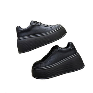 厚底 スニーカー レディース ローカット 厚手 白 カジュアル 身長アップ 学生 秋 編み上げ 韓国 7cm きれいめ 靴 おしゃれ 細身 スニーカーレディース 歩きやすい ブランド 軽量 ダッドスニー