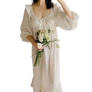 ルームウェア ワンピース レディース 夏 姫系 ゆったり セクシー 春 秋 ネグリジェ 長袖トップス パッド付き パジャマ ブランド かわいい 大人 長袖 春秋 おしゃれ 部屋着 ギフト スウェット