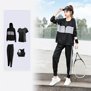 ランニングウェア レディース 5点セット 春夏 セット ウェア おしゃれ 可愛い かわいい トレーニングウェア ジムウェア ジム ヨガウェア スポーツウエア 女性 秋冬 トップス 夏 長袖アウター