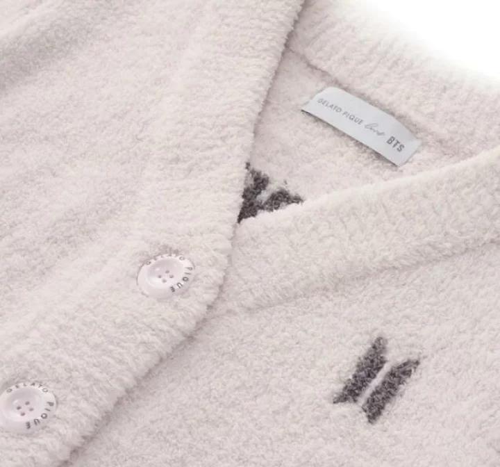 楽天市場】【新品】GELATO PIQUE loves BTS CARDIGAN ピンク 