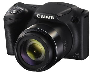 �L���m�� �R���p�N�g�f�W�^���J���� PowerShot SX430 IS ���w45�{�Y�[��/Wi-Fi�Ή� PSSX430IS �u���b�N