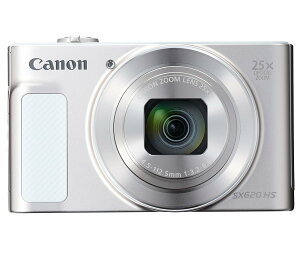 Canon �R���p�N�g�f�W�^���J���� PowerShot SX620 HS �z���C�g ���w25�{�Y�[��/Wi-Fi�Ή� PSSX620HSWH