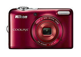 Nikon デジタルカメラ COOLPIX L32 レッド 光学5倍ズーム 2005万画素 乾電池タイプ L32RD