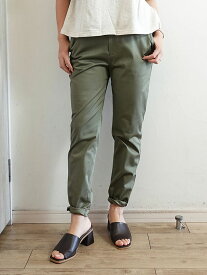 【SALL50%OFF】etre relie エトレリー 裾ねじりMOCOパンツ Lベージュ ベージュ カーキ 春夏 レディース 113405