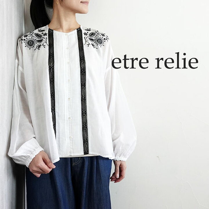 楽天市場】【2026春夏新作】etre relie エトレリー インドボイル刺繍 