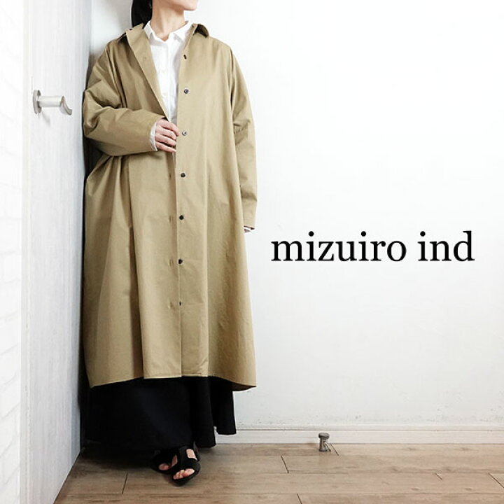 楽天市場】【2026春夏新作】ミズイロインド mizuiroind ワイドシャツ 