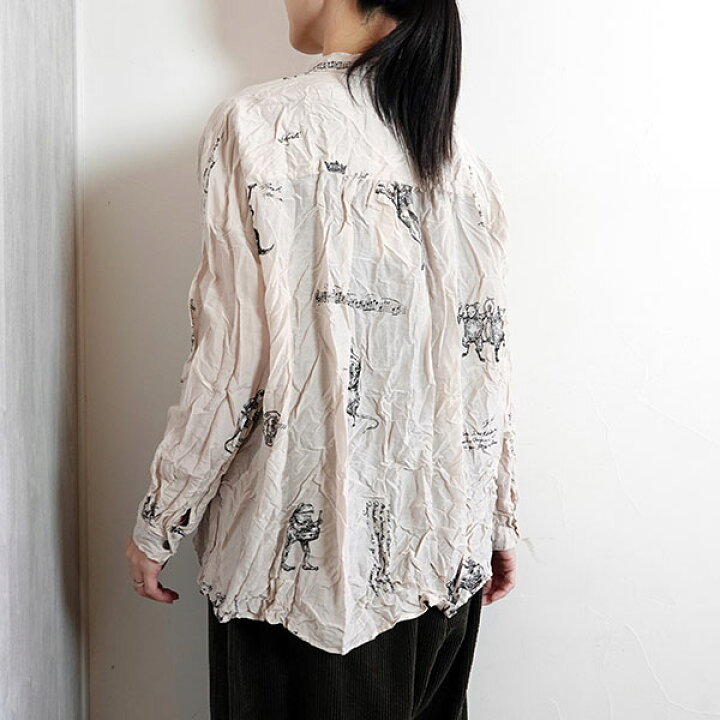 Pas de Calais パドカレ 80ローン サーキュラーブラウス 綿 pas de 
