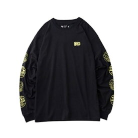 BLUCO 長袖 ロンT 袖ロゴ ブルコ ブラック 黒 袖ロゴ PRINT L/S TEE Old Logo バイク ストリート ワークスタイル メンズ 141-12-002 送料無料