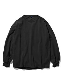 Good On グッドオン レディース ウィメンズ ロングスリーブ パフ Tシャツ ブラック 黒 アイボリー (ホワイト系) 2カラー ワンサイズ展開 ビッグシルエット 送料無料