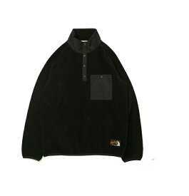 ROKX ロックス CLASSIC フリース プルオーバー ブラック (TRUE BLACK) 黒 200 FLEECE SNAP TOP クラシックフリース200スナップトップ 秋冬 防寒　アウトドア 20代 30代 40代 50代 大人コーデ