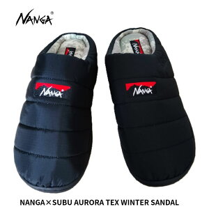 NANGA×SUBU �i���K �X�u �I�[�����e�b�N�X �E�B���^�[ �T���_�� �u���b�N �� �����Y ���f�B�[�X ���j�Z�b�N�X �A�E�g�h�A 2026AW