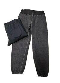 TWO MOON トゥームーン ボトム スウェットパンツ パンツ No.10285 Sweatpants アズマ 編み機 カーボンブラック 杢チャコール 送料無料 日本製