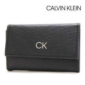 【スーパーSALE開催中】ギフトラッピング無料 カルバンクライン キーケース メンズ Calvin Klein Wallet キーリング スキミング防止機能付き CK ブラック 31CK170002 BLACK 【送料無料♪】