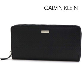 【GWセール開催中】ギフトラッピング無料 カルバンクライン 長財布 メンズ Calvin Klein Wallet ラウンドファスナー スキミング防止機能付き CK ブラック 31CK190002 BLACK 【送料無料♪】