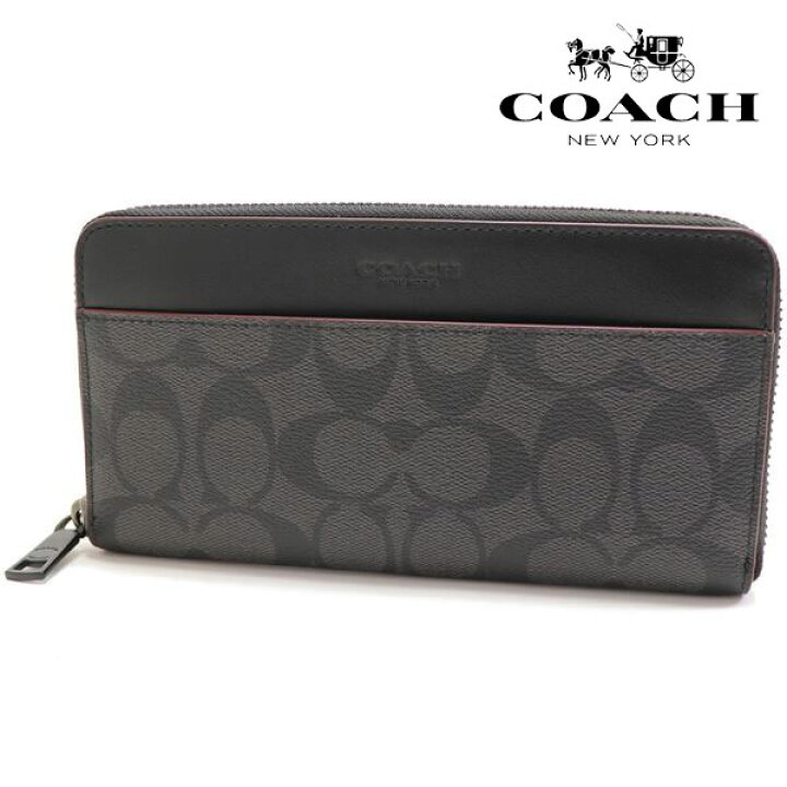 楽天市場】コーチ 長財布 メンズ COACH Wallet ブラック オックス 