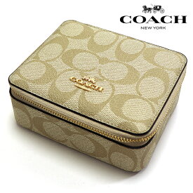 コーチ ジュエリーボックス レディース COACH Wallet アクセサリーケース ライトカーキ×チョーク C3311 IMDQC 【送料無料♪】 ギフトラッピング無料
