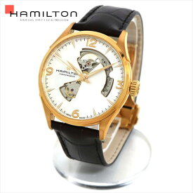 ギフトラッピング無料 ハミルトン 腕時計 メンズ HAMILTON ジャズマスター オープンハート レザー H32735551 【送料無料】