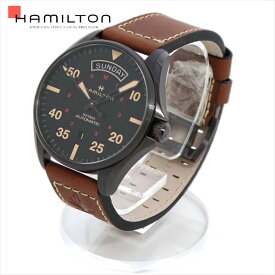 ギフトラッピング無料 ハミルトン 腕時計 メンズ HAMILTON カーキ アビエーション 日付表示 カレンダー バックスケルトン レザー H64605531 【送料無料】 父の日 特集