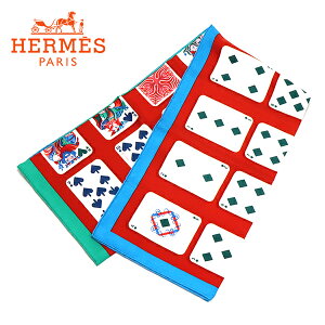 GX XJ[t fB[X HERMES Handkerchief VN100% ROUGE×VERT×BLEU 003169S 05 yz NAXZ[