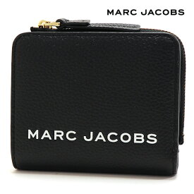 【プレセール開催中】マークジェイコブス 二つ折り財布 レディース MARC JACOBS Wallet ミニ財布 コンパクト ブラック M0017140 001 【送料無料♪】 ギフトラッピング無料