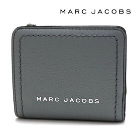 【スーパーSALE開催中】ギフトラッピング無料 マークジェイコブス 二つ折り財布 レディース MARC JACOBS Wallet グレー S101L01SP21 034 【送料無料♪】