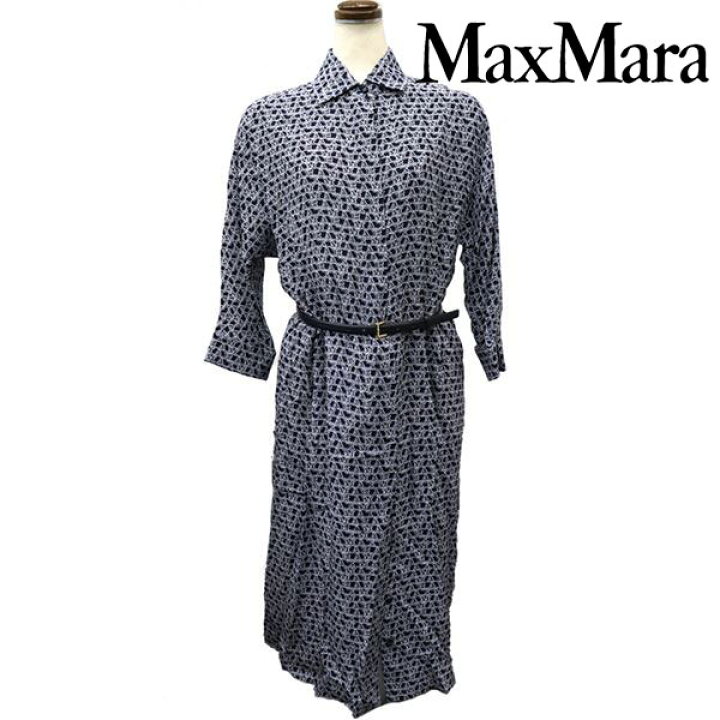 楽天市場】マックスマーラ ワンピース レディース MAX MARA ネイビー 