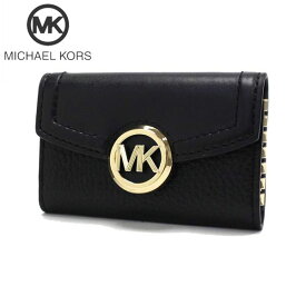 【お買い物マラソンセール開催中】マイケルコース キーケース レディース MICHAEL KORS key case ブラック 35F9GFTP5L BLACK 【送料無料♪】 ギフト プレゼント 男性 女性 誕生日