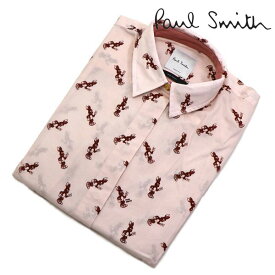 ポールスミス シャツ レディース Paul Smith Yシャツ ピンクマルチ 0S W1R 004B A01058 50 40 【送料無料♪】